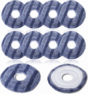 Washable Vacuum Mop Cloths Compatible with Eufy X10 Pro Omni and X9 Pro Robot Vacuum, Washable and Reusable Soft Mopping Pad for Eufy Robot Vacuums Cleaner Replacement Parts & Accessories