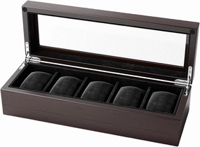 Watch Organizer Box, Watch Display Case for Men, Watch Collection Storge Holder for Women, Watch Travel Organizer Tray