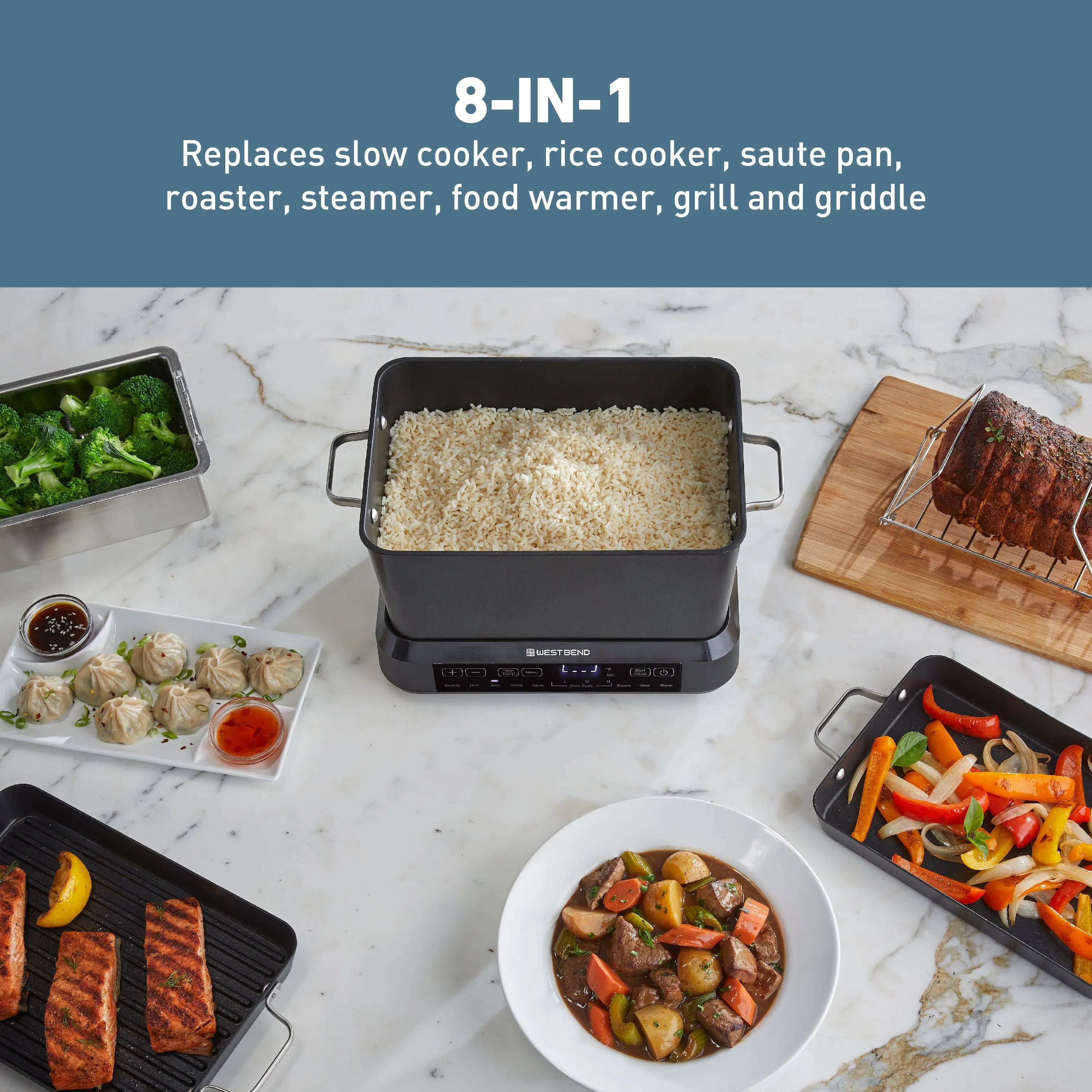 West Bend Versatility Cooker Plus, 6 Qt.