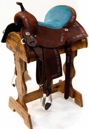 Western Barrel Racing Horse Saddle Wooden Tree Handmade Premium Leather Comfort Horse Trail Equestrian Tooled Carved Horse Riding Saddle Size: 10"-18 inches Seat Available, AS15