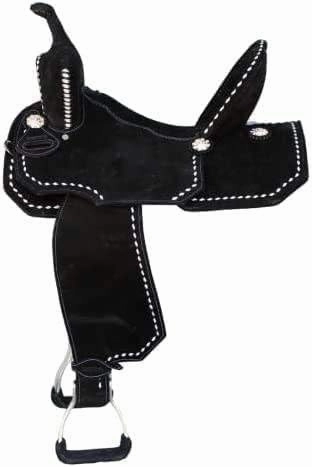 Western Barrel Racing Horse Saddle Wooden Tree Handmade Premium Leather Comfort Horse Trail Equestrian Tooled Carved Horse Riding Saddle Size: 10"-18 inches Seat Available, AS19
