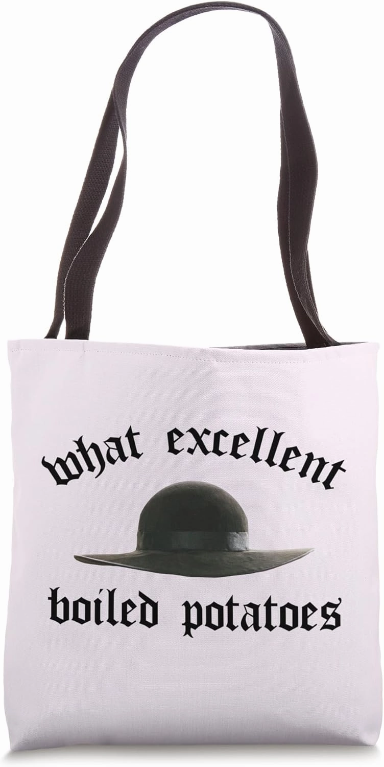 WHAT EXCELLENT BOILED POTATOES Pride & Prejudice Austen Meme Tote Bag