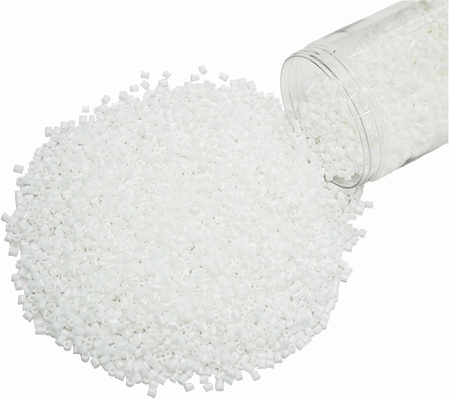 White Fuse Beads 6000 Pieces Melty Beads 5mm Iron Beads Compatible Perler Beads Hama Beads