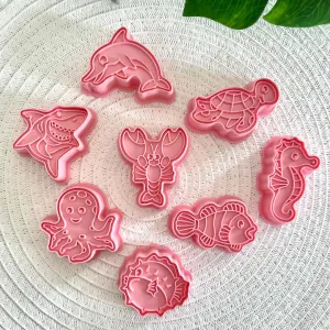 Wild Dough, Stamper and Cutter Sets, Sea Life