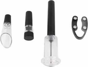 Wine Bottle Opener Set Corkscrew Cutter Pourer Stopper Lightweight Design