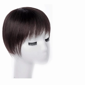 Women's Wig The Top of The Head of Real Hair Patch Piece Old People Cover White Hair Real Short Hair Wig Piece Women Fluffy Wig Piece Women's Wigs Hair Piece(10-(13-14) 15CM-brown)