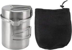 Wood Stove Cooking Pot Set Wood Stove Cooking Pot Set Cookware Stainless Steel Pot Plant for Outdoor Outside