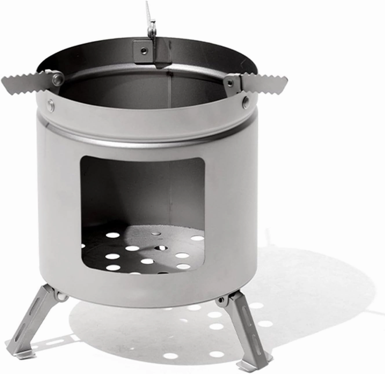 Wood Burning Stove,Outdoor Cooking Stove,Lightweight Portable Foldable Storage Design with Bottom Ash Tray, Suitable for Garden/Outdoor/Backyard Picnic Barbecue