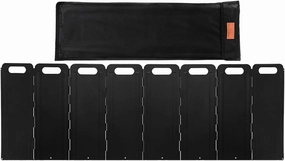 Wood Stove Screen - Portable Folding Stove Shield with Storage Bag, Camping Accessories | Stable Wind Screen for Barbecue, Fishing, Outdoor Outings, Sturdy Shield for Outdoor Cooking