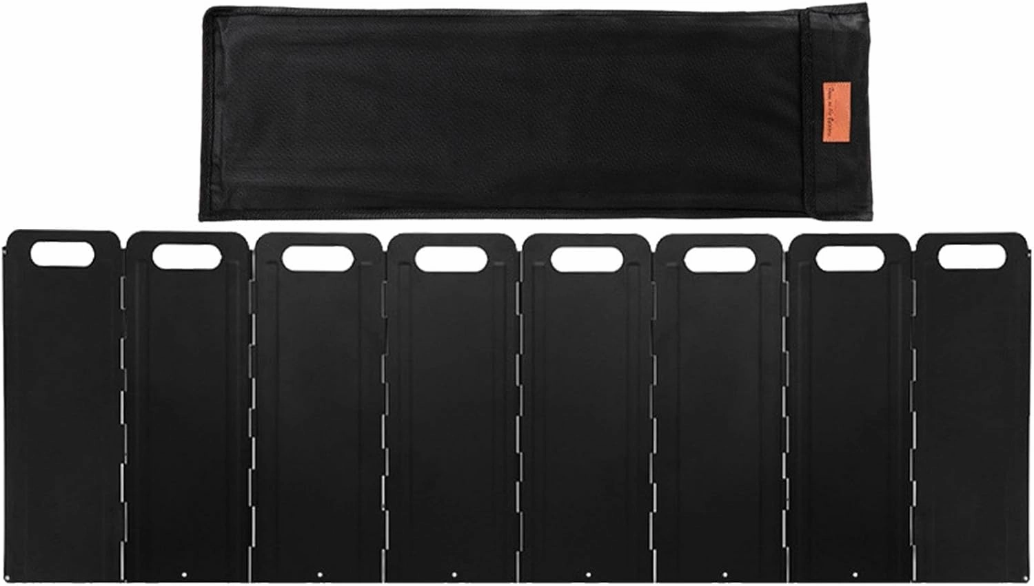 Wood Stove Screen - Portable Folding Stove Shield with Storage Bag, Camping Accessories | Stable Wind Screen for Barbecue, Fishing, Outdoor Outings, Sturdy Shield for Outdoor Cooking