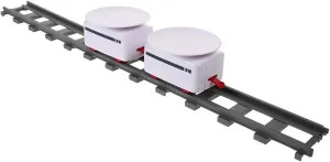 Yardwe 1 Set Electric Sushi Conveyor Belt Set Rotating Food Train with Track Japanese Sashimi Serving for Family Party Game Cultural Awareness Imaginative Play