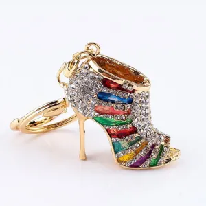 Yosoo Phone Car Bag Key Ring Keychain Charm Gift - for Women Ladies Girls' Key Bling Shoe Purse Fashion Decoration