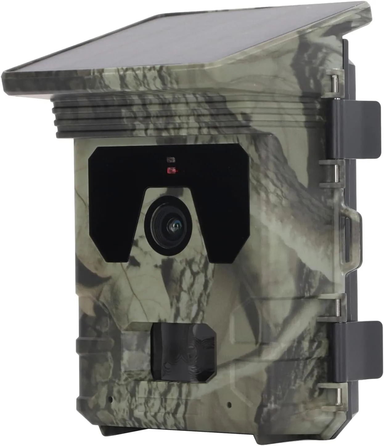 Yunseity Solar Trail Camera, 4K 50MP Night Vision Camera IP65 Waterproof, 0.3s Motion Activated, Wide Angle Rechargeable Game Camera with Video & Photo for