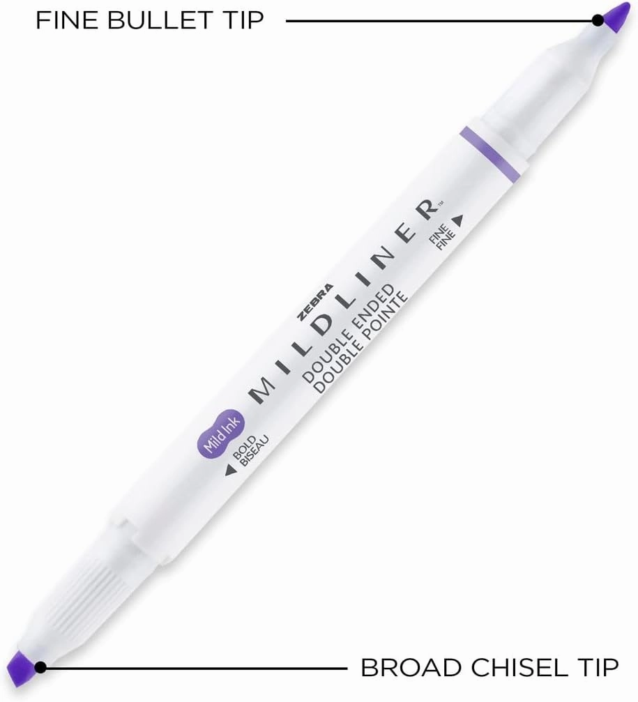 Zebra Pen - Notetaking Set - Mildliner Highlighters, ClickArt Marker Pens & Sarasa Markon Gel Pen - No Bleed, Smear-Resistant Ink for Studying, Journaling & Planning - 12 Pack (12012)