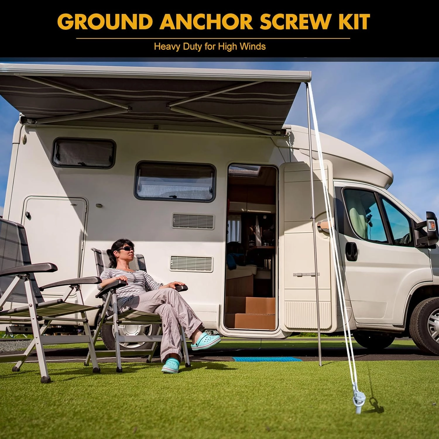Zhengmy 36 Pcs Ground Anchors Screw in, 12 Inch Heavy Duty Tent Stakes with Trampoline Anchor Hook Ground Stakes for Camping Tent Canopies Ports Sheds Swing Sets Securing Animals (Silver)